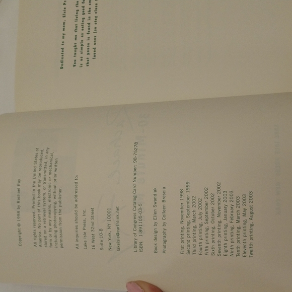 Vintage Rachel Ray Cookbook 30 Minute Meals As seen on the Food Network - Picture 4 of 4